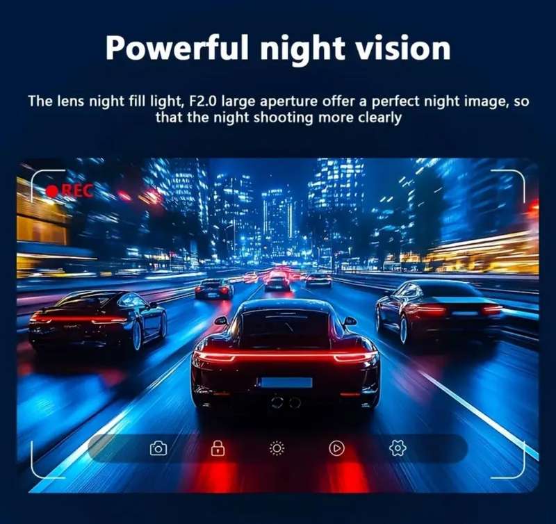 Dual camera Full HD dashcam