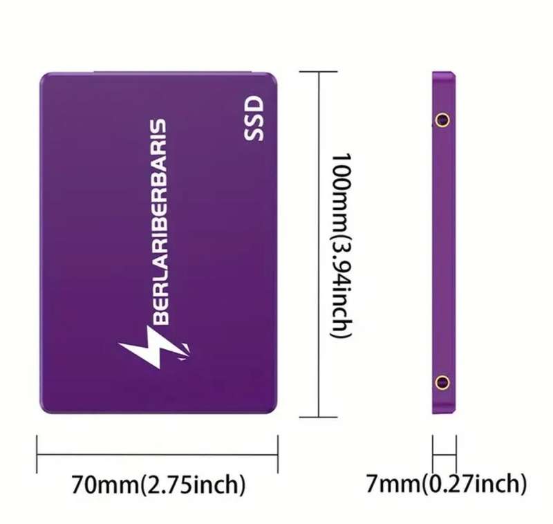 256GB Sata3 6GB/s 2.5" SSD