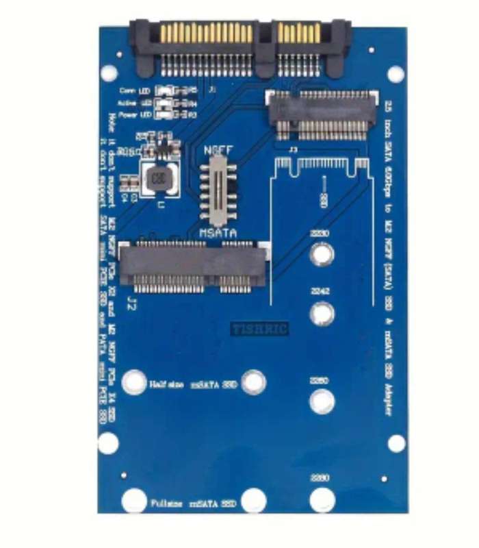 NGFF to SATA III interface card
