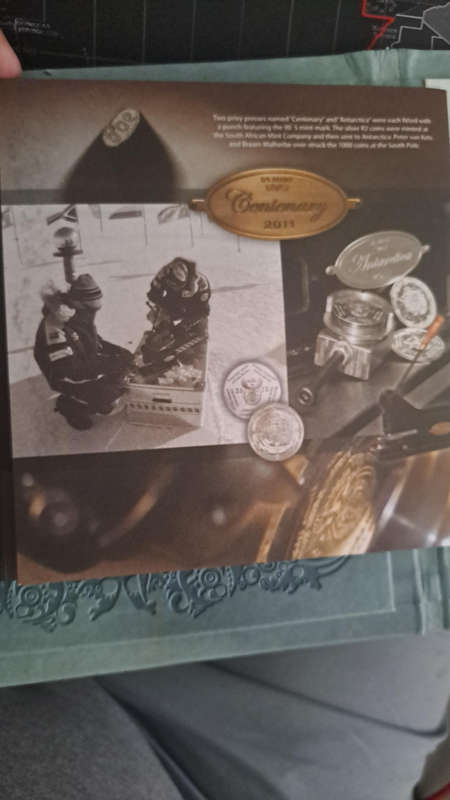 2012THE DISCOVERYOF THE SOUTH POLE 100 YEAR ANNIVERSARY MINTMARKED SET