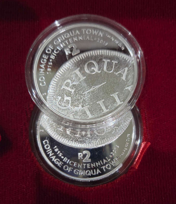 1815-2015  The coinage of Griqua Town Bicentenary coin set