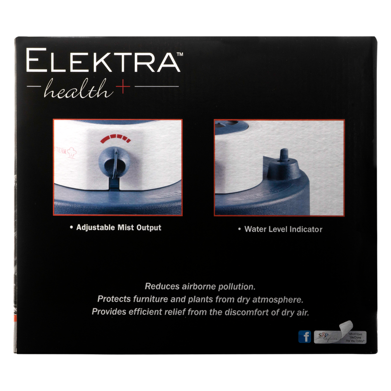 Transform Your Space with the Elektra Health Warm Steam Humidifier - 3L
