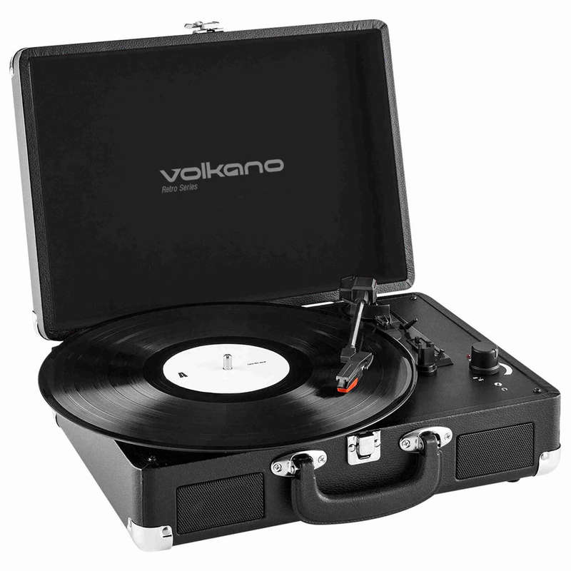 Volkano Retro Series Turntable  Vintage Vibes, Modern Features!
