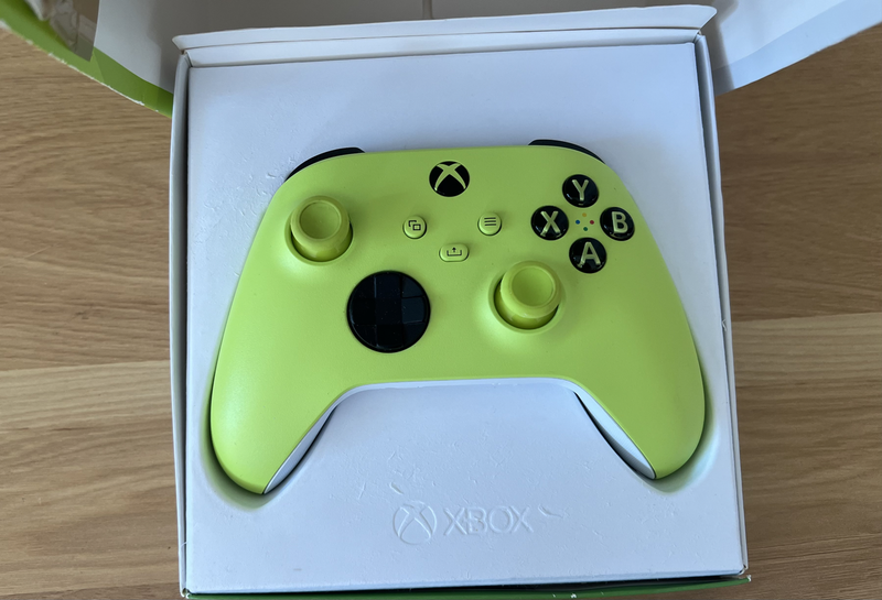Xbox Series Wireless Controller  Electric Volt (With Box)