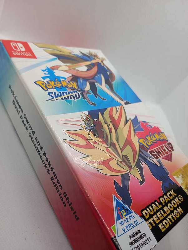 Pokémon Sword and Pokémon Shield Dual Pack Steelbook Edition - Brand New