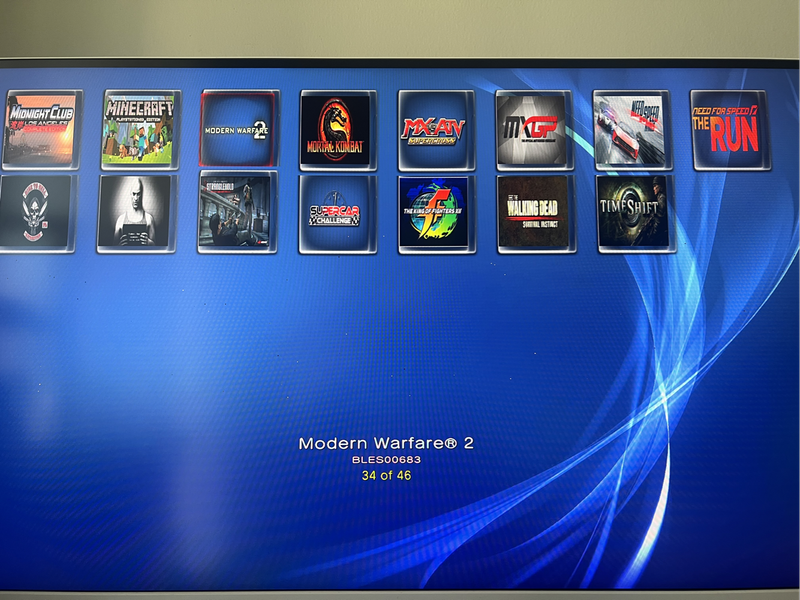 PlayStation 3 (PS3) Super Slim 500GB With 45 Games Loaded