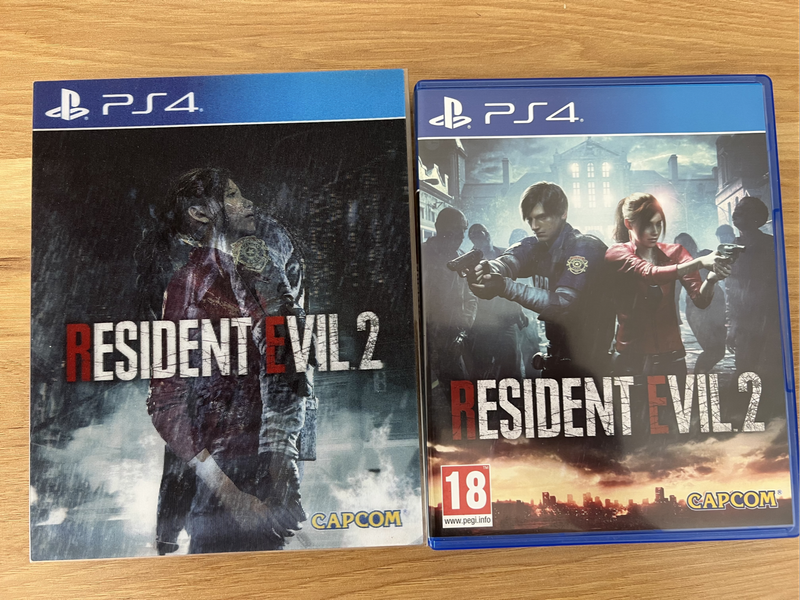 RESIDENT EVIL 2  PS4  3D COVER EDITION!