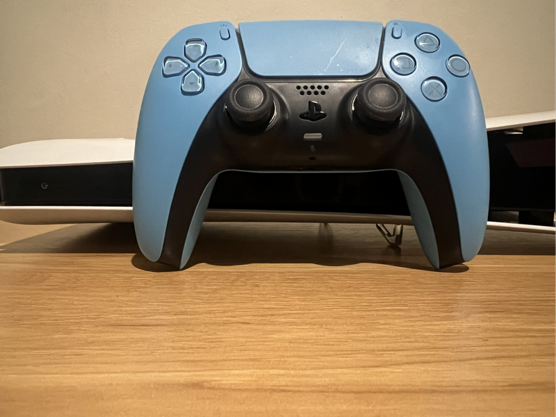 PS5 Slim Digital Edition  With Blue DualSense Controller