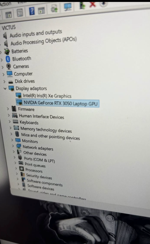 HP Victus 15 - Core i5 12500H 12th gen RTX 3050  512GB SSD  15.6  144HZ