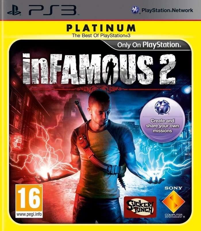 inFamous 2 PS3  Complete in Box (CIB)
