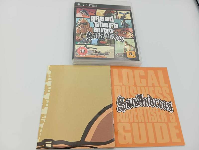 GTA Gran Theft Auto San Andreas  PS3 CIB