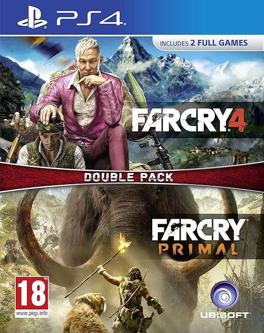 PS4 FAR CRY 4 & FAR CRY PRIMAL DOUBLE PACK Fast Shipping