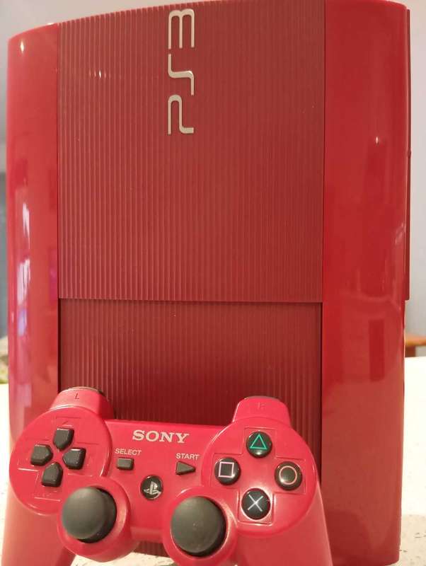 PS3 Red Limited Edition 500GB Excellent Condition