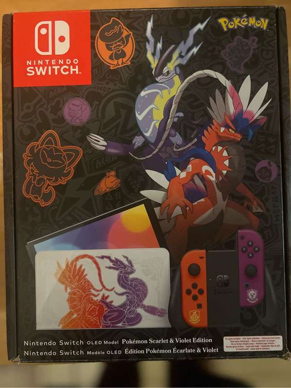 Nintendo Switch OLED Pokémon Scarlet & Violet Edition New