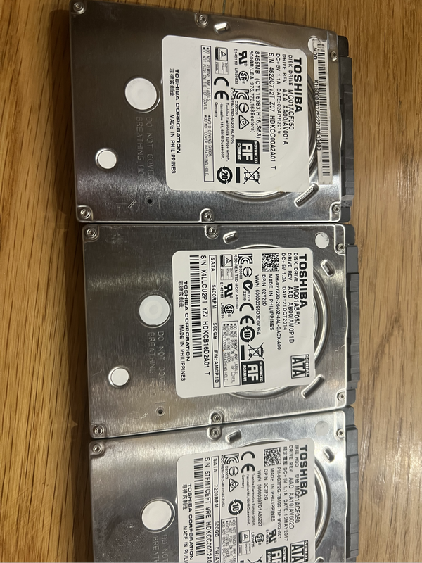 Toshiba 500GB 2.5-Inch Slim Internal HDD