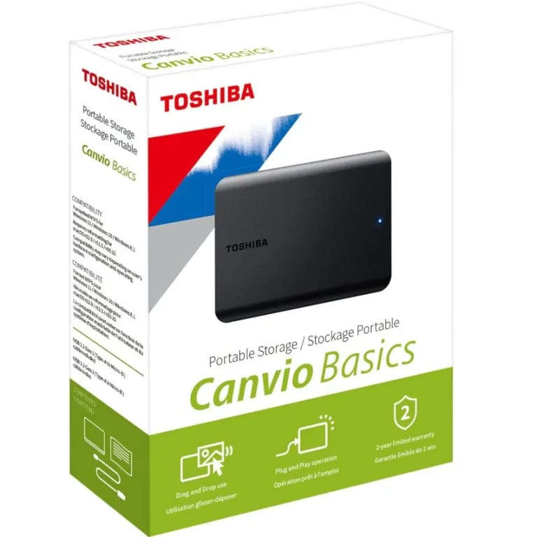 Toshiba Canvio 2TB Portable External Hard Drive NEW