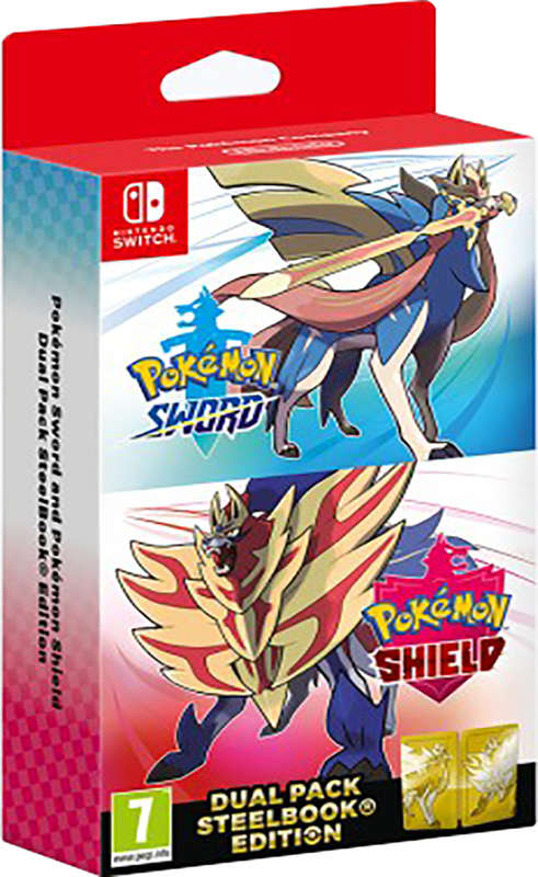 Pokémon Sword and Pokémon Shield Dual Pack Steelbook Edition - Brand New