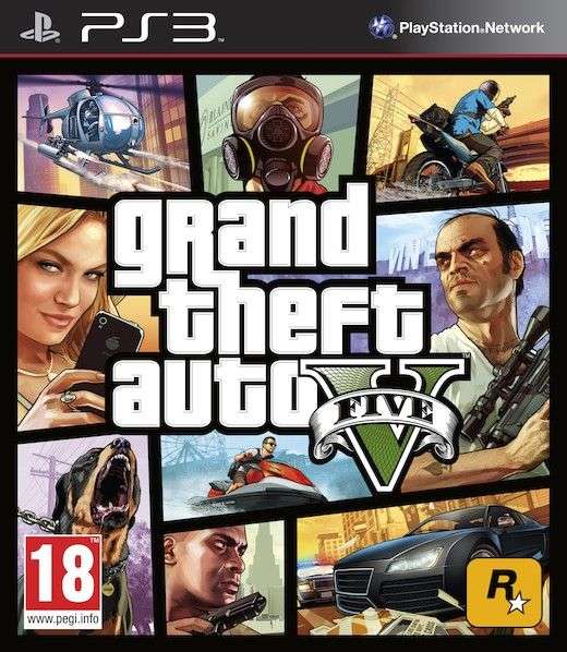 Grand Theft Auto V  (PS3) GOOD CONDITION