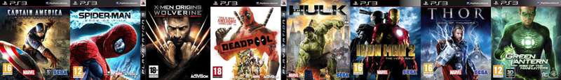 Marvel Bundle (PS3)  8 Action-Packed Superhero Games! 