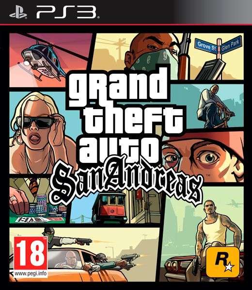 GTA Gran Theft Auto San Andreas  PS3 CIB