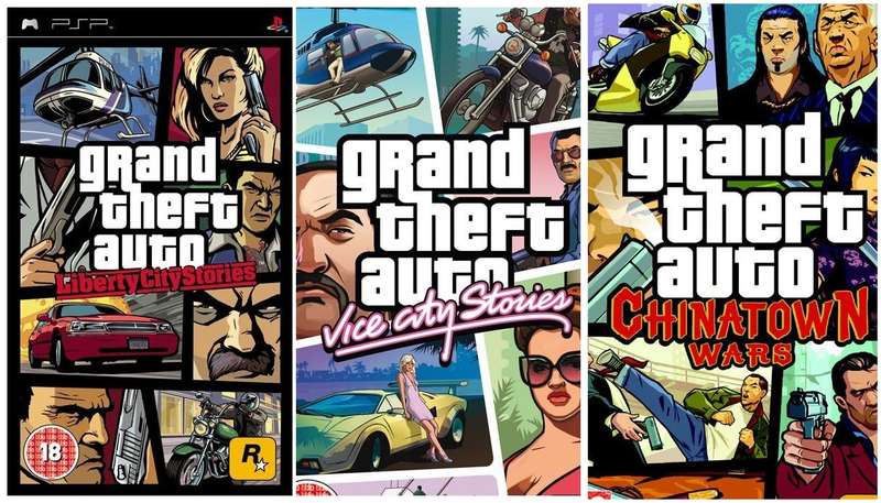 Grand Theft Auto Bundle (PSP)  Complete with Maps & Booklets
