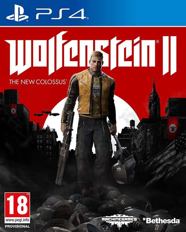 Wolfenstein II: The New Colossus (PS4)  Intense FPS Action Fast Shipping