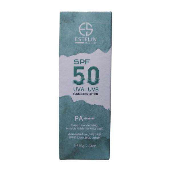 Estelin SPF 50 UVA | UVB Sunscreen Lotion PA+