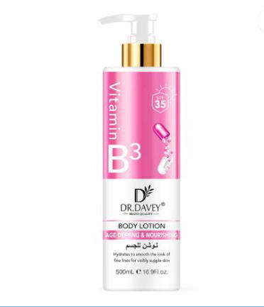 Dr Davey Vitamin B3 Glow Antiaging Brighten Moisturizing Body Lotion 500ml