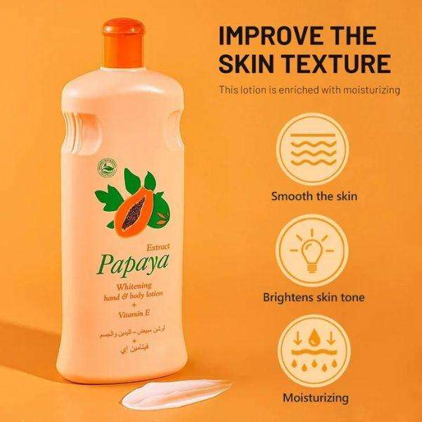 Royal Parya Papaya Extract Brightening Hand & Body Lotion With Vitamin E