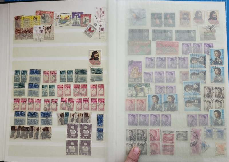 Davo Stockbook: 16 pages (32 Sides) full of World Stamps - Some nice finds (Some pages scanned)
