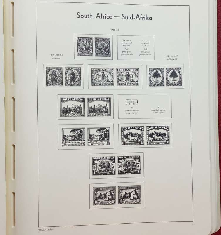 Stock Book: As New Lighthouse Pre-Printed Stamp Album South Africa 1910 - 1980 (pages fresh!)