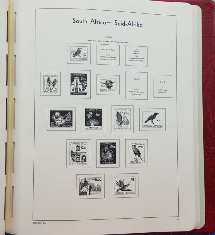 Stock Book: As New Lighthouse Pre-Printed Stamp Album South Africa 1910 - 1980 (pages fresh!)
