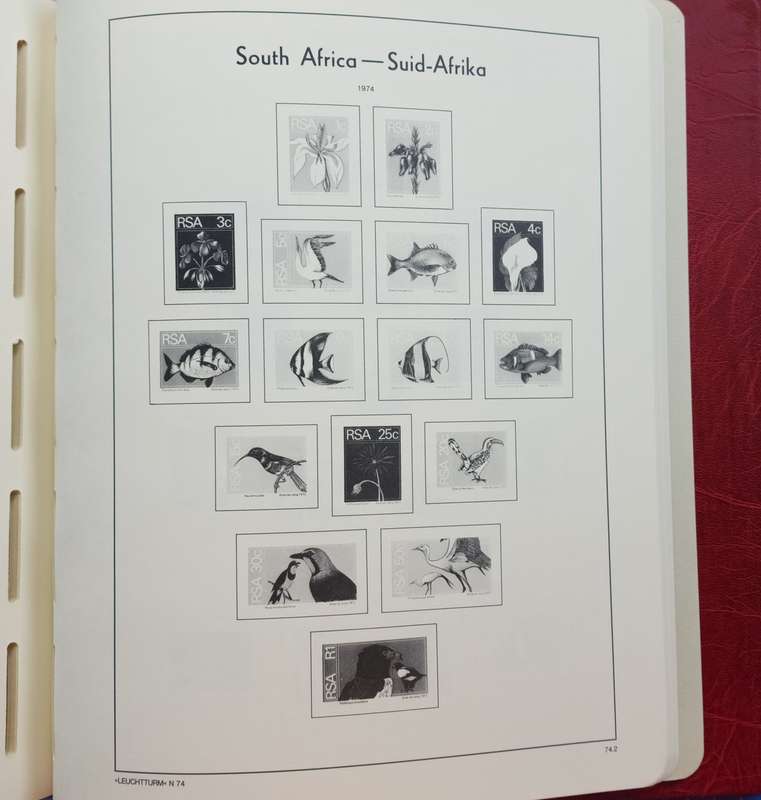 Stock Book: As New Lighthouse Pre-Printed Stamp Album South Africa 1910 - 1980 (pages fresh!)