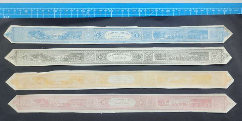 USA 1863-1959: US Internal Revenue Cigar Stamp Set: Unused: **Rarely found in this condition**