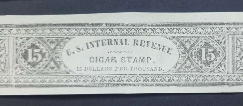 USA 1863-1959: US Internal Revenue Cigar Stamp Set: Unused: **Rarely found in this condition**