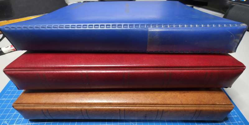 Stamp Albums: 3 x Ring Albums with Homelands Sheets, FDC's, CB's and Singles