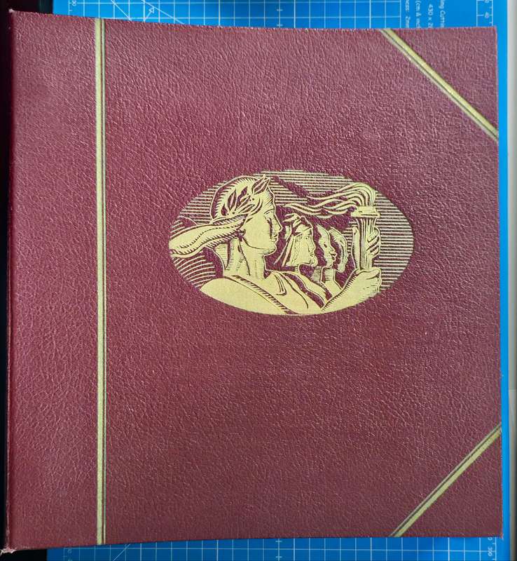 Stock Book: Old 30 black page/60 sides with Used UK Mix. Very nice with Finds Possible