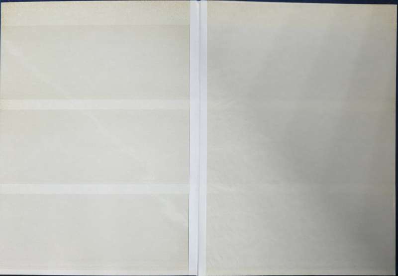 Pronto CB Stock Book: 16 White Pages/ 32 Sides with 3 Strips on each: Slightly Used