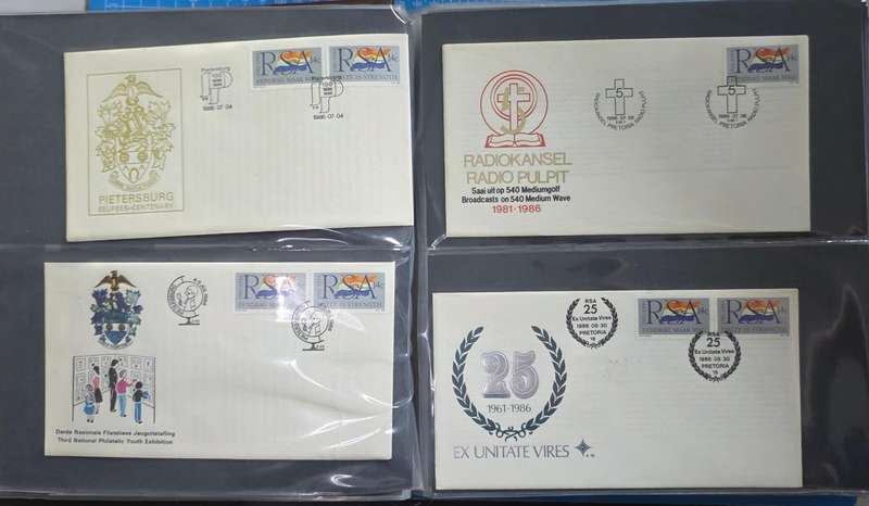 ALBO FDC Album: 30 page/60 Sides with 96 RSA FDCs: Nice Spread!