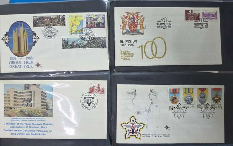 ALBO FDC Album: 30 page/60 Sides with 96 RSA FDCs: Nice Spread!