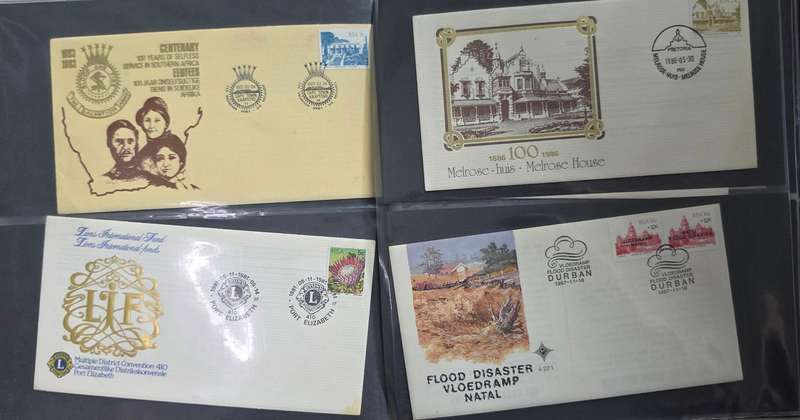 ALBO FDC Album: 30 page/60 Sides with 96 RSA FDCs: Nice Spread!