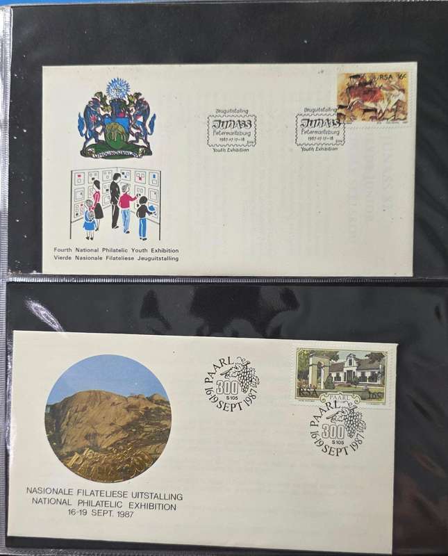 FDC Album: 19 Pages with 78 RSA Covers (1987-1992): Some Scarce!