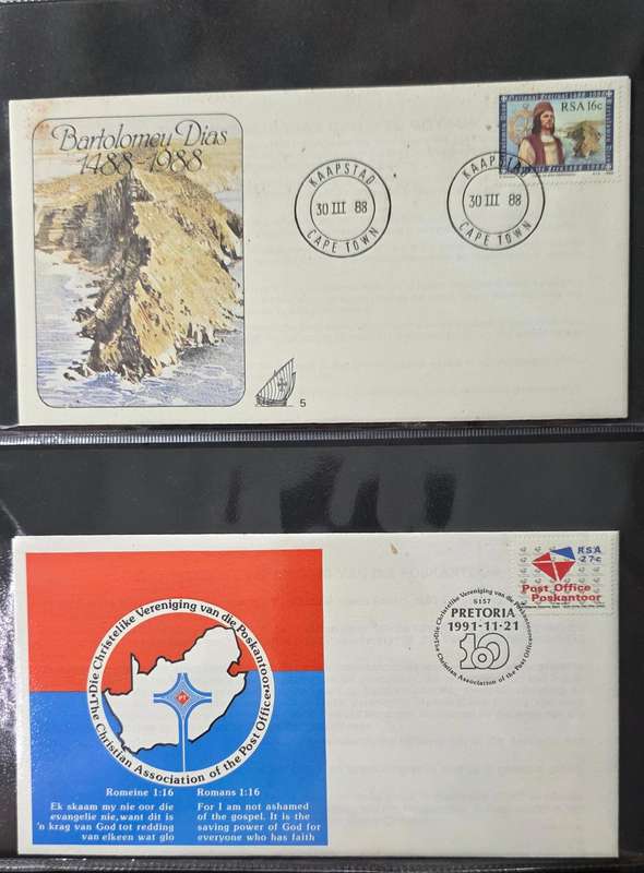FDC Album: 19 Pages with 78 RSA Covers (1987-1992): Some Scarce!