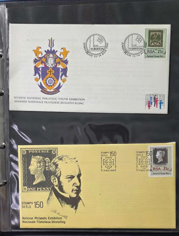 FDC Album: 19 Pages with 78 RSA Covers (1987-1992): Some Scarce!
