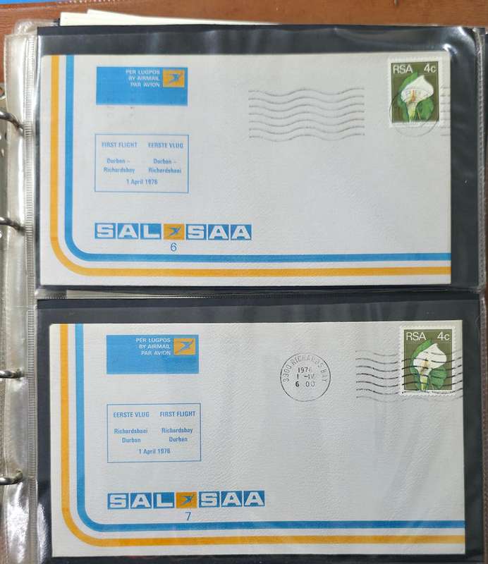 FDC Album: SAA and Flight Covers - Nice!