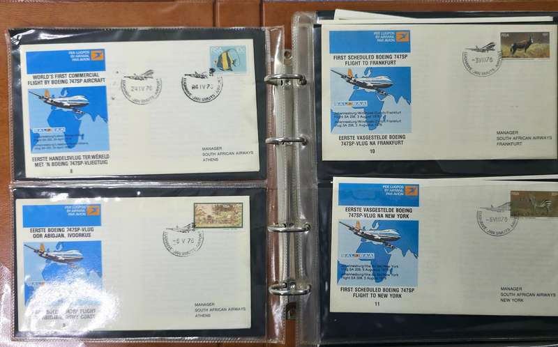 FDC Album: SAA and Flight Covers - Nice!