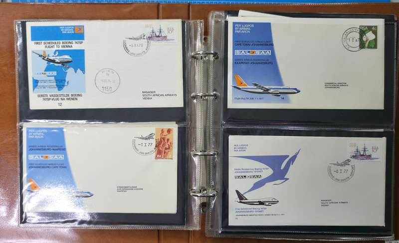 FDC Album: SAA and Flight Covers - Nice!