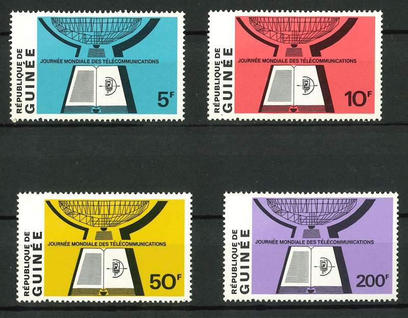Republic of Guinea 1981 - World Communications Day - UMM Set as per Scan