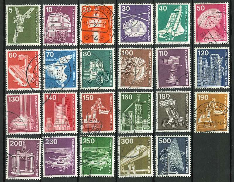 Germany 1975: Industry and Tecnic - Fine Used with added Values: SG 1739-