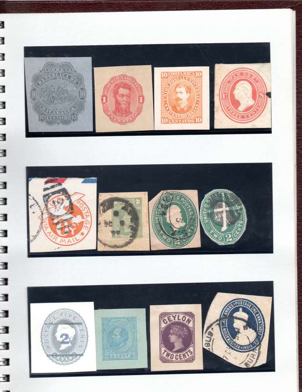Small State of Qatar Stockbook containing various Revenue and Pre-Printed Stamp issues: